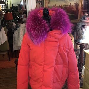 Head turner!Showstopper! Fifi Maraschino designed! Size M puffer! ONE OF A KIND